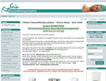 Tablet Screenshot of fitsein-shop.com